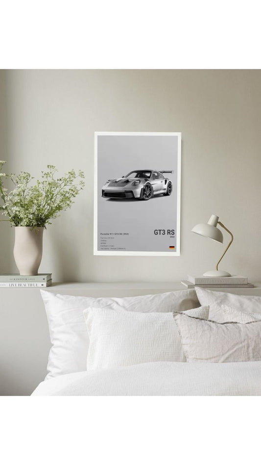 Porsche GT3 RS wall poster