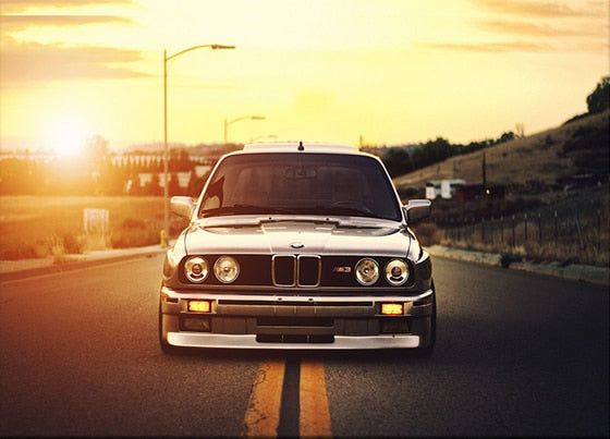 BMW E30 M3 wall poster